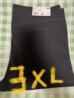 ユニクロ　ウルトラストレッチレギンスパンツ　3XLサイズ　ブラック