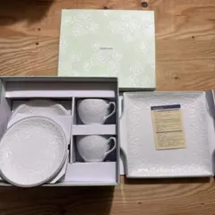 NARUMI ティーカップセット ローズ模様