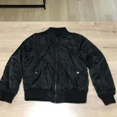 レディース 黒 MA-1ジャケット リバーシブル