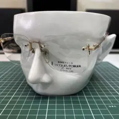 ヴィンテージ 増永眼鏡 KOKI メタルブローライン メガネフレーム 