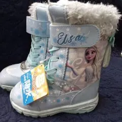 ムーンスター☆新品未使用☆17.0㎝エルサ 防水ファー付きブーツ☆スノー