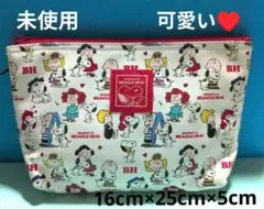 SNOOPY＆仲間たち☆ナイロンポーチ☆ビーグルハグ　未使用
