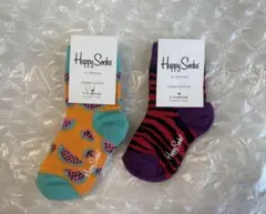 Happy Socks ベビー靴下 0-12ヶ月 2足セット
