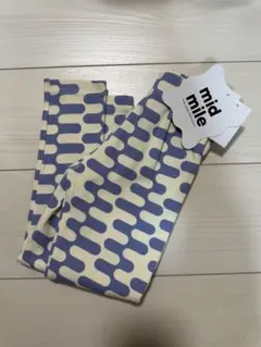 Q*マ様 しまむら むくぞー mid mile 幾何学柄レギンス