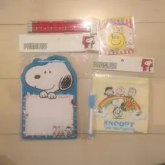 ☆PEANUTS スヌーピー メモ帳セット　鉛筆