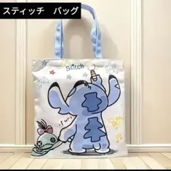 Disney-スティッチキャンバスプリントトートバック