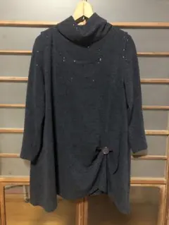 ラスコリナス　トップスとノースリーブチュニックのアンサンブル　2点セット