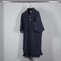 【CHAPS Ralph Lauren】ポロシャツ 半袖 刺繍 ネイビー M