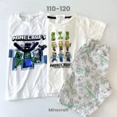 【期間限定】まとめ売り Minecraft Tシャツ パンツ110,120