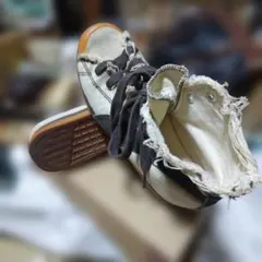 珍しい　PUMA ハイカットスニーカー 24cm　ミリタリー系ヴィンテージ