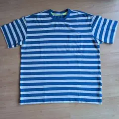 インフルエンス influence ボーダー Tシャツ M ブルーのサムネイル