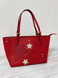 トリーバーチ　バッグ　赤色