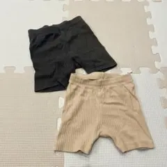 ◎リブ ショートパンツ 2枚セット