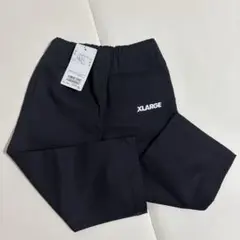 XLARGEKIDS ブラック リラックスフィットパンツ