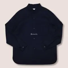 【25AW】seya.｜LIGHT DOUBLEFACE SHIRT（NAVY）