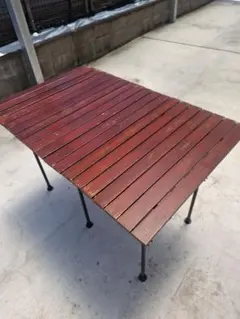 【廃盤品】コールマン　WOOD ROLL 2-STAGE TABLE　天然杉 廃盤品】コールマン WOOD ROLL 2-STAGE TABLE 天然杉 - メルカリ