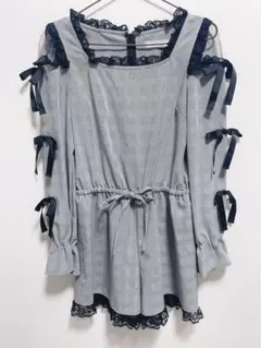 Ank Rouge アンクルージュ リボン ワンピース キュロット