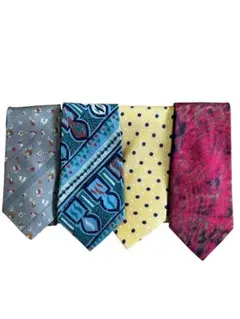 メンズブランドネクタイ 4本セット 多様なデザイン