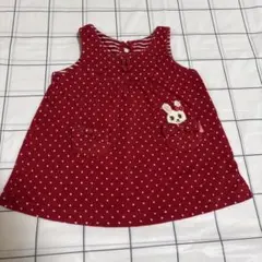 ミキハウス　うさこ　ワンピース 80