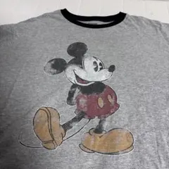 ディズニーDisneyミッキー mickey リンガーTシャツ