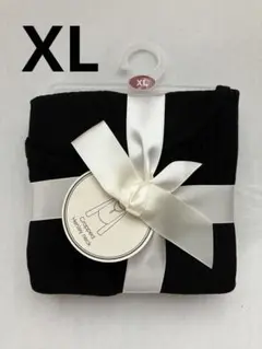 GU ブラック コットンブレンドリブクロップドヘンリーネックT長袖ドライ XL