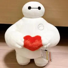 レア 未使用 タグ付き ディズニーシー ベイマックス ハート を持ったぬいぐるみ
