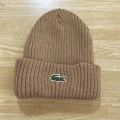 新品未使用☆ラコステ ニット帽 ウール100％