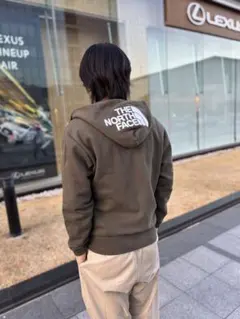 THE NORTH FACE カーキ フルジップパーカー
