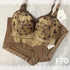 ワコール　ラゼ　パーソナルフィットプラスブラ＆ショーツ　F70　新品　匿名配送