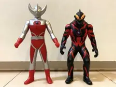 ソフビ　ウルトラマンケン（ウルトラの父）、ウルトラマンベリアル　対決セット