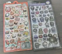 ボンボンドロップシール 和柄 忍者、めしめしボンボンセット