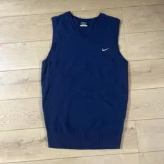 ナイキゴルフ　メンズ　Vネックベスト　セーター　XL ネイビー