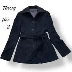 セオリー レディース ピーコート ジャケット ウール カシミヤ 2/M アウター