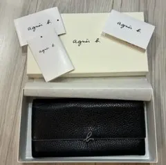 agnes b. 長財布 ブラックのサムネイル