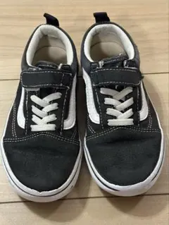 Vans ブラック/ホワイト スニーカー　18センチ