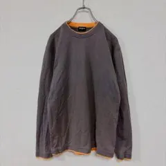 希少 オールド ユニクロ Y2K フェード 短丈 レイヤード風 長袖Tシャツ