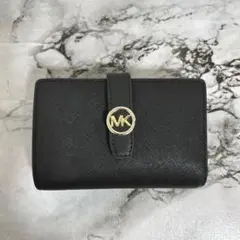 マイケルコースMK ブラック 三つ折り財布