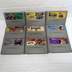 スーパーファミコン まとめ 9本セット ジャンク 汚れあり