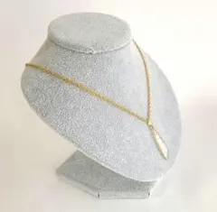 【サービス品】♥️クリアグラスのぴったりめペンダント♪　ハンドメイド