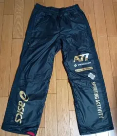 asics スポーティー ウィンドブレーカー パンツ s