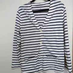 GAP　ギャップ　カーディガン　ボーダー　コットン