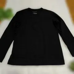 【JOSEPH ABBOUD】長袖Vネックカットソー ブラック