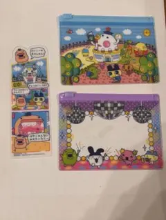 サンキューマート たまごっち ランダムミニクリアケース　しおり　3点セット