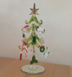 函館クリスマスファクトリー　ガラス細工　クリスマスツリー