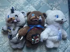 USJ ユニバ ハミクマ ソウル パンク ぬいぐるみ3種セット売り