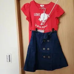 宅*便様 スカート&Tシャツ　セット