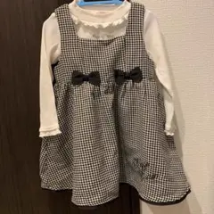 [鈴らん様専用]メゾピアノ　長袖カットソーとジャンパースカートセット