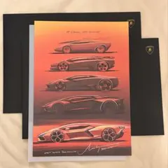 Lamborghini ランボルギーニ レヴエルト アートプリント ポスターのサムネイル