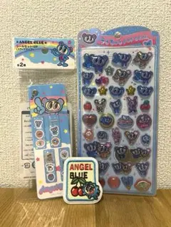 【正規品】エンジェルブルー うるちゅるポップシール　ステッカー 3点セット