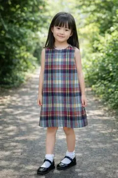 #RL⭕️Ralph Lauren 120cmチェック柄ノースリーブワンピース